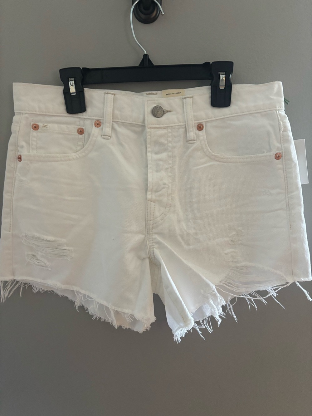 Classic Short Selvedge White Shorts